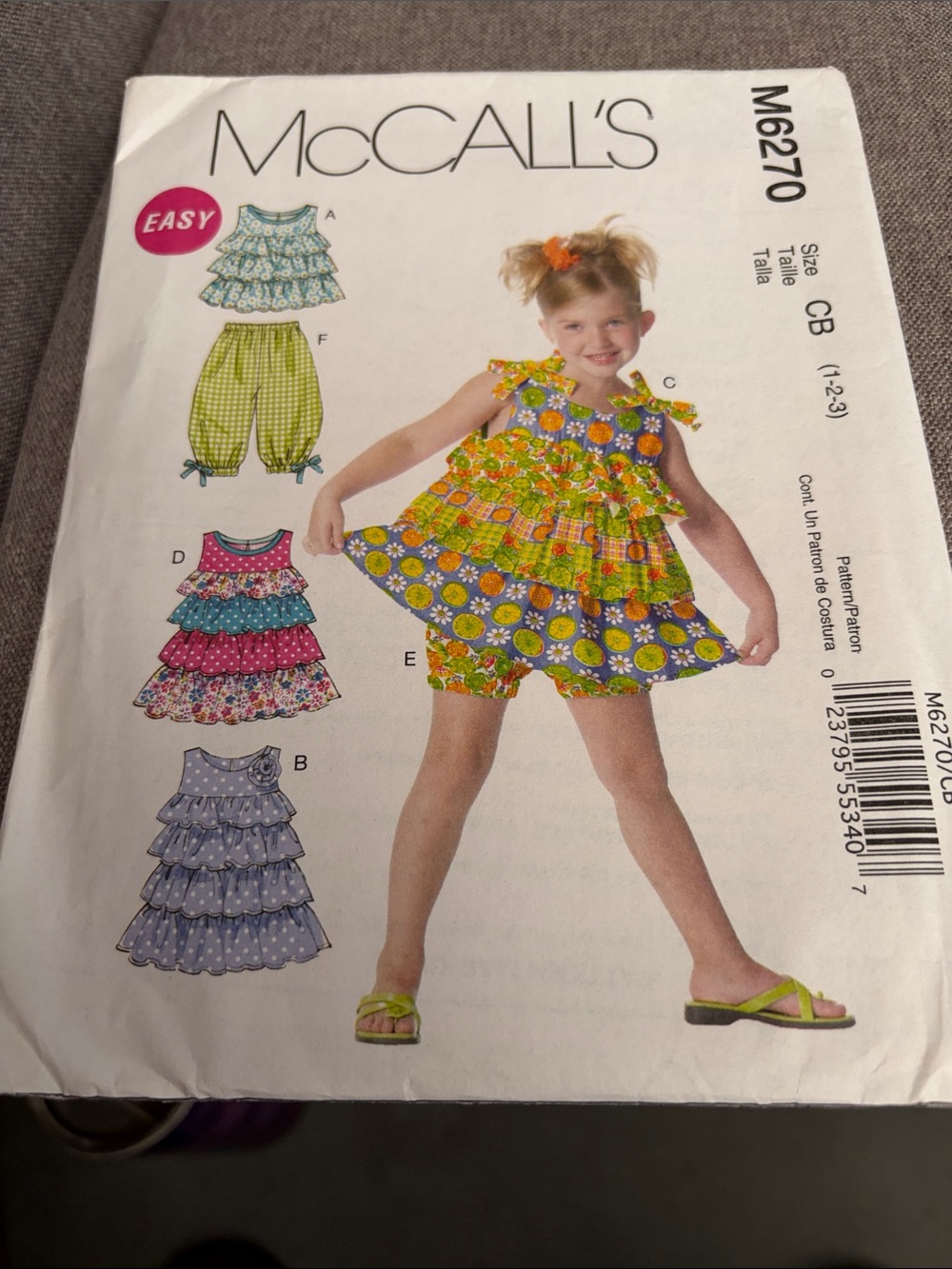 McCALL'S Girls' Green Floral Tiered Shorts - Kids Bottoms